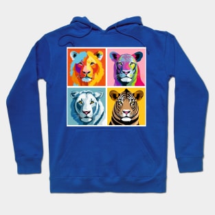 Big Cat Pop Art Hoodie